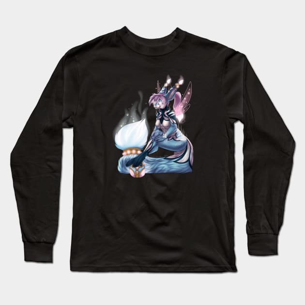 Sitting Pretty (transparent) Long Sleeve T-Shirt by Temrin